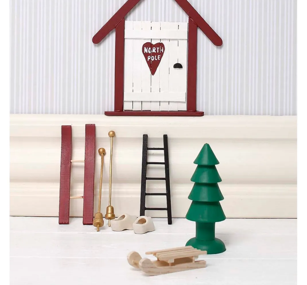 Kinder creativ company Weitere Geschenkideen Für Kinder|Miniaturen>Bastelset Wichteltür "Elf Door"