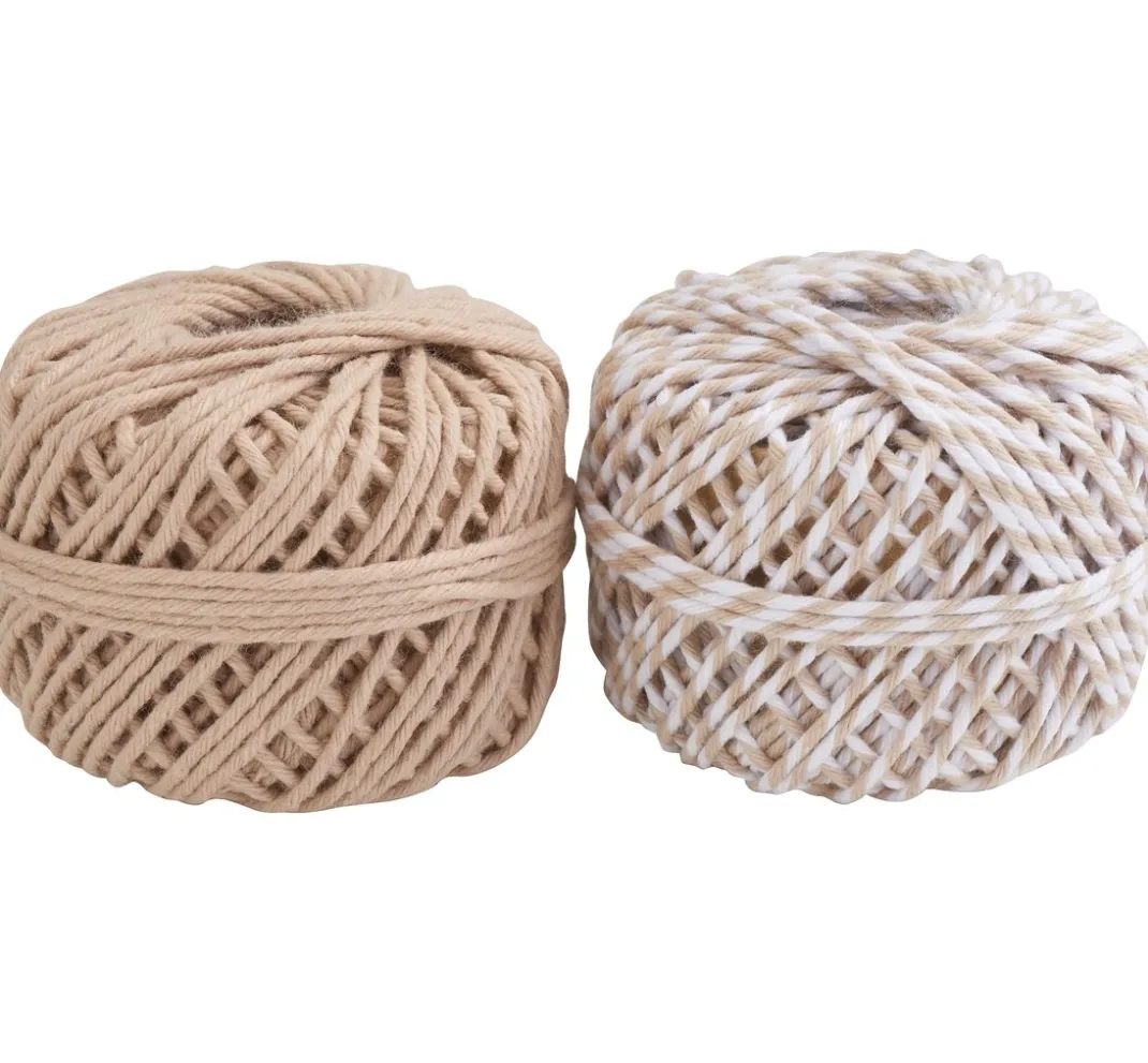 PRÄSENT Kordel|Geschenk- & Ringelband>Baumwollkordel-Set