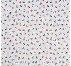 Kinder Westfalenstoffe Patchworkstoffe|Stoff Meterware>Baumwoll-Stoff "Anker"
