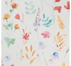 Globaltex Stoff Meterware|Baumwollstoff>Baumwoll-Stoff "Bunte Blumen"
