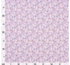 VBS Marktplatz Stoff Meterware|Baumwollstoff>Baumwoll-Stoff "Clara Violet"