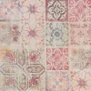 Globaltex Beschichteter Stoff|Stoff Meterware>Baumwoll-Stoff "Fliesen", Acryl beschichtet