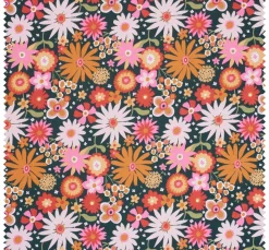 VBS Marktplatz Baumwollstoff>Baumwoll-Stoff "Flower Power"
