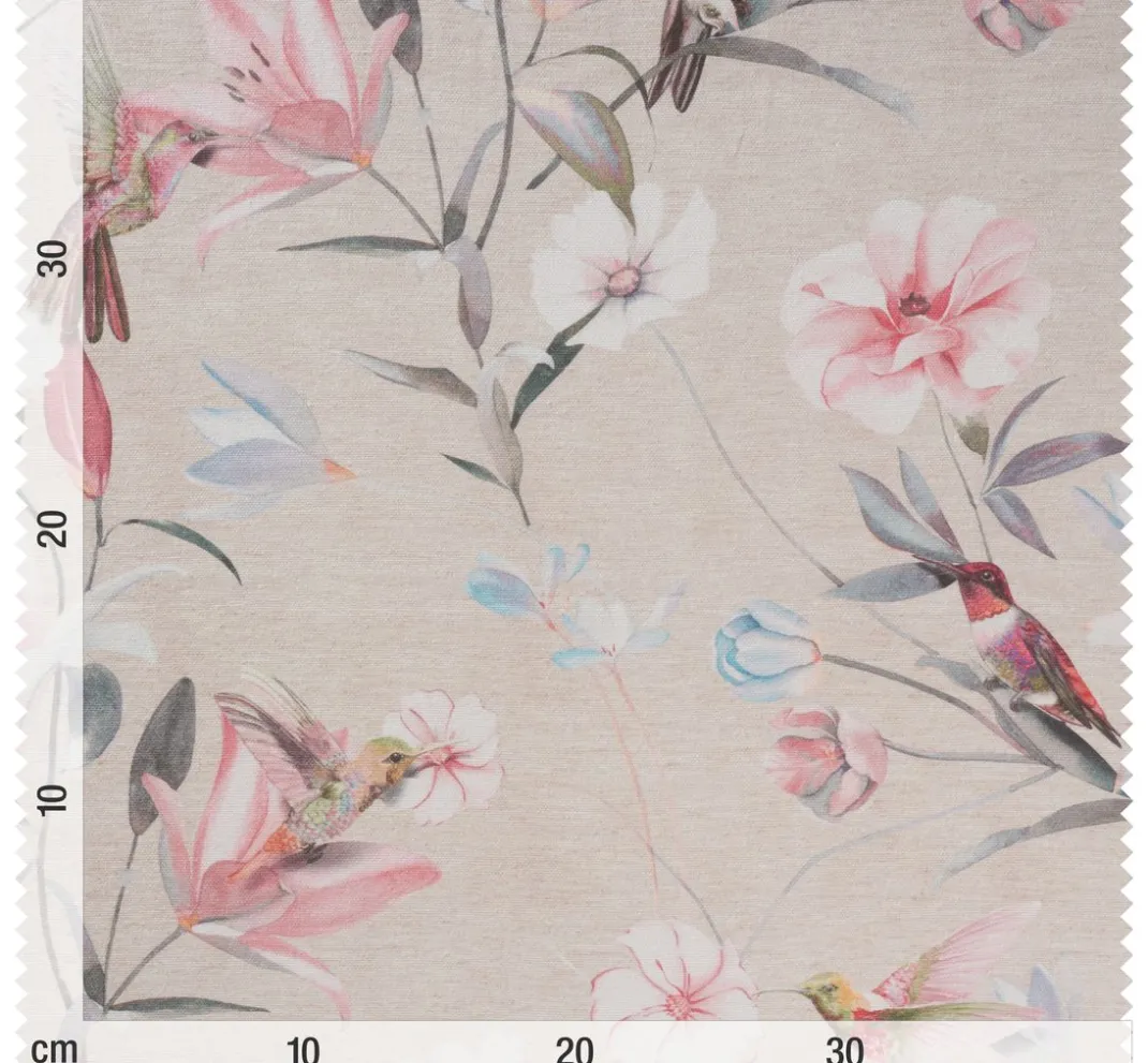 Globaltex Baumwollstoff|Stoff Meterware>Baumwoll-Stoff "Kolibri"
