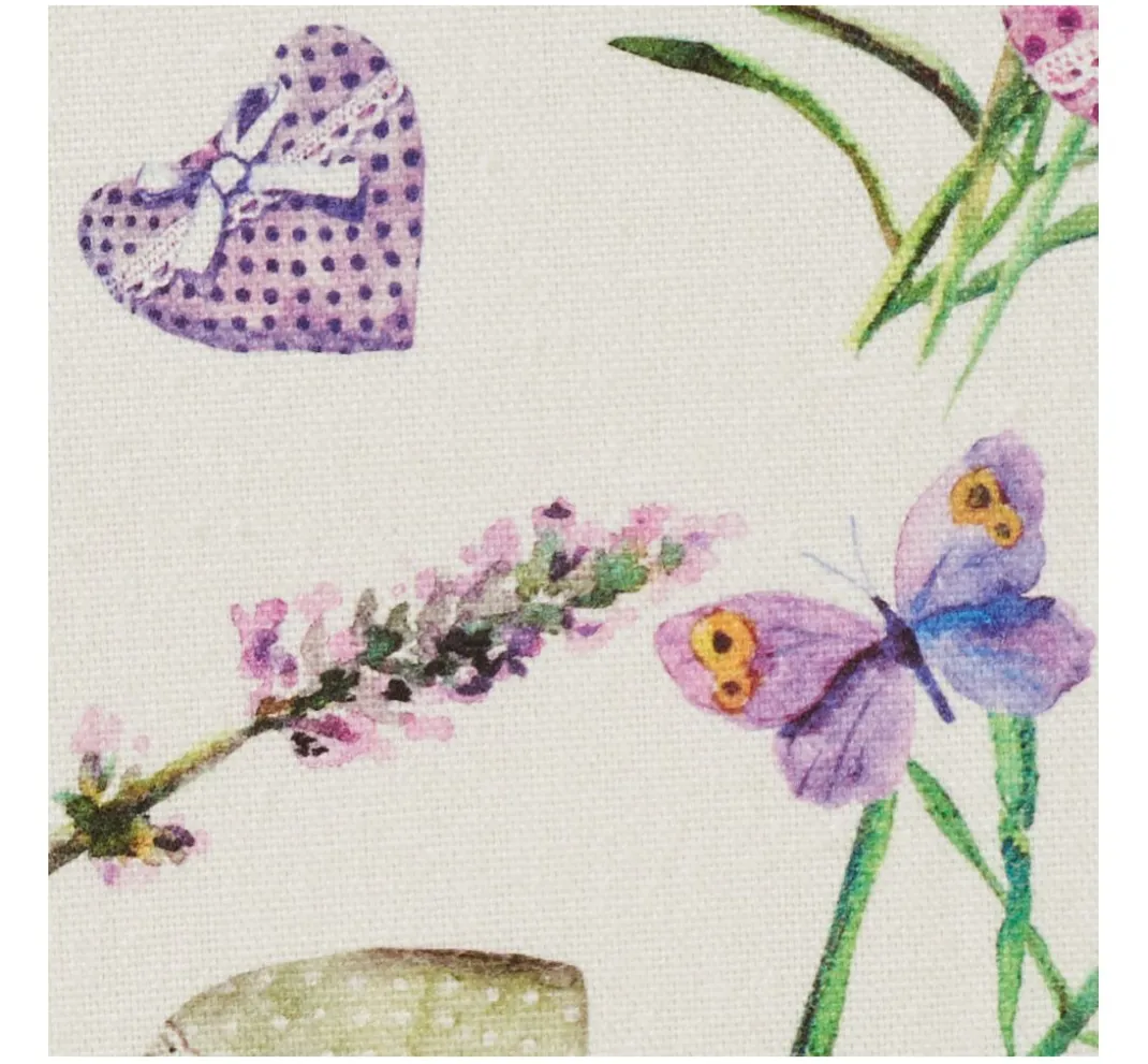 Globaltex Stoff Meterware|Baumwollstoff>Baumwoll-Stoff "Lavanda"