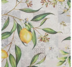 Globaltex Beschichteter Stoff|Stoff Meterware>Baumwoll-Stoff "Limonero", Acryl beschichtet