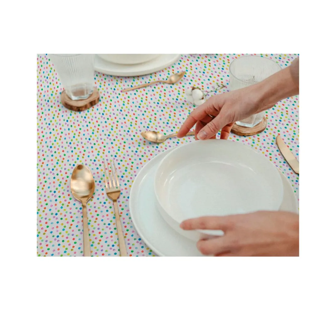 Globaltex Beschichteter Stoff|Stoff Meterware>Baumwoll-Stoff "Lina", Acryl beschichtet