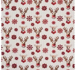 VBS Marktplatz Weihnachtsstoffe|Baumwollstoff>Baumwoll-Stoff "Nordic Reindeer"