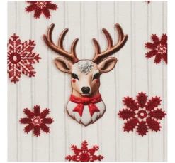 VBS Marktplatz Weihnachtsstoffe|Baumwollstoff>Baumwoll-Stoff "Nordic Reindeer"