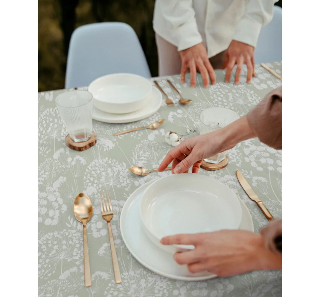 Globaltex Stoff Meterware|Baumwollstoff>Baumwoll-Stoff "Pusteblume"