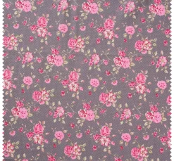 Westfalenstoffe Patchworkstoffe|Stoff Meterware>Baumwoll-Stoff "Rosenborg" Rosé/Taupe