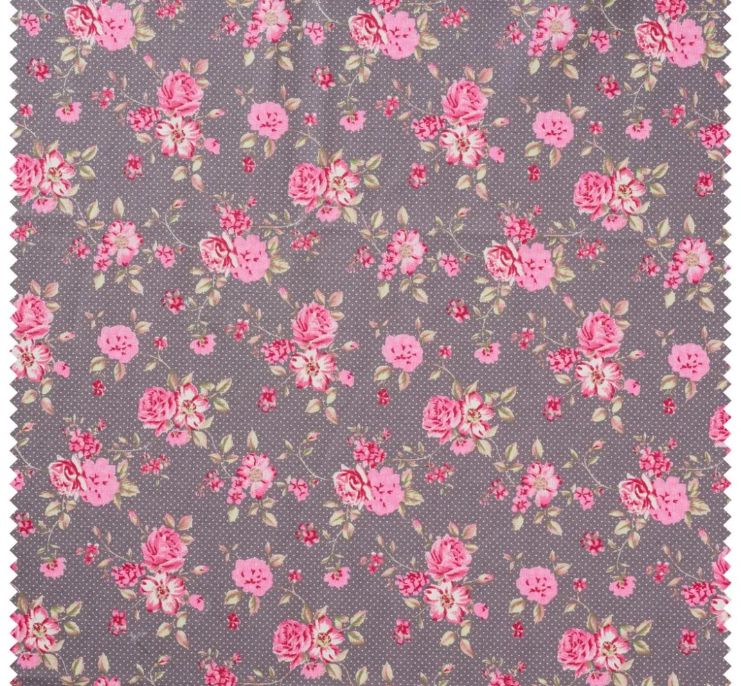 Westfalenstoffe Patchworkstoffe|Stoff Meterware>Baumwoll-Stoff "Rosenborg" Rosé/Taupe