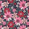 VBS Marktplatz Stoff Meterware|Baumwollstoff>Baumwoll-Stoff "Sommerblumen"