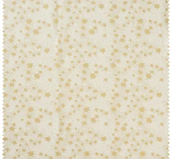 VBS Marktplatz Stoff Meterware|Weihnachtsstoffe>Baumwoll-Stoff "Sterne", Creme