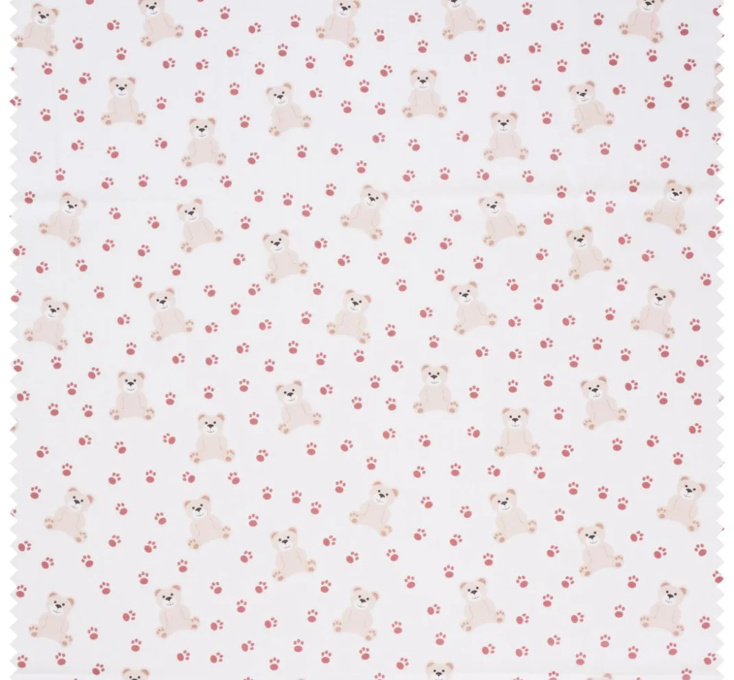 Globaltex Stoff Meterware|Baumwollstoff>Baumwoll-Stoff "Teddy und Tatzen"