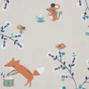 VBS Marktplatz Baumwollstoff|Stoff Meterware>Baumwoll-Stoff "Tiere im Wald"
