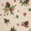 Globaltex Stoff Meterware|Weihnachtsstoffe>Baumwoll-Stoff "Xmas", Acryl beschichtet