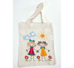 Rayher Textil-Design|Taschen-Design>Baumwoll-Tasche "Freundinnen"