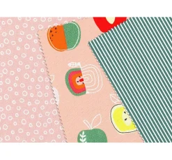 BeaLena Stoffpakete|Baumwollstoff>Bea Lena Stoffpaket "Bunte Äpfel"
