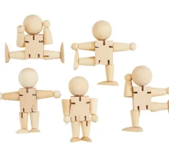 Kinder creativ company Marionetten & Figuren|Holz>Bewegliche Figuren, H 8 cm