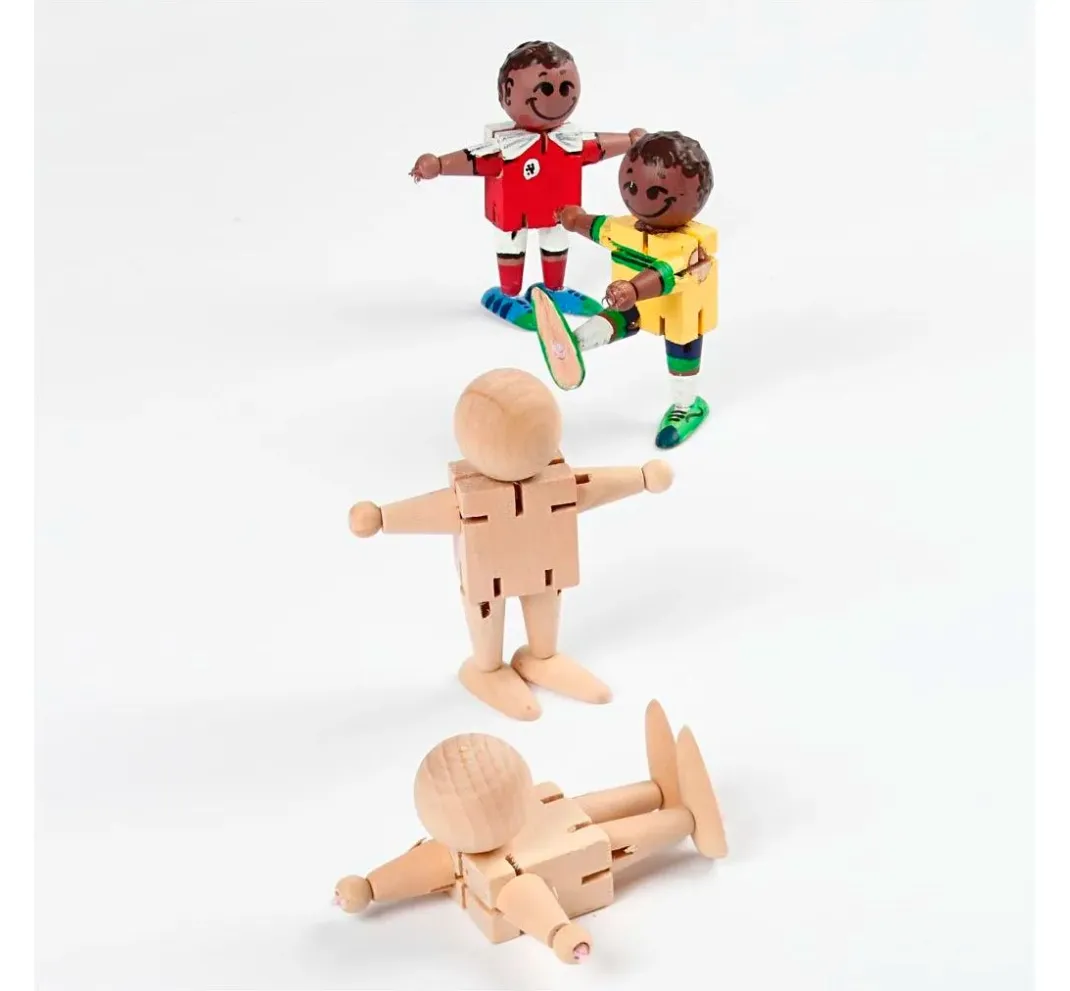 Kinder creativ company Marionetten & Figuren|Holz>Bewegliche Figuren, H 8 cm