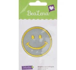 BeaLena Applikationen & Labels|Textil-Design>Bügelapplikation "Smile"