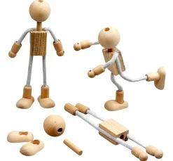Kinder creativ company Marionetten & Figuren|Miniaturen>Biegefiguren, H 12 cm