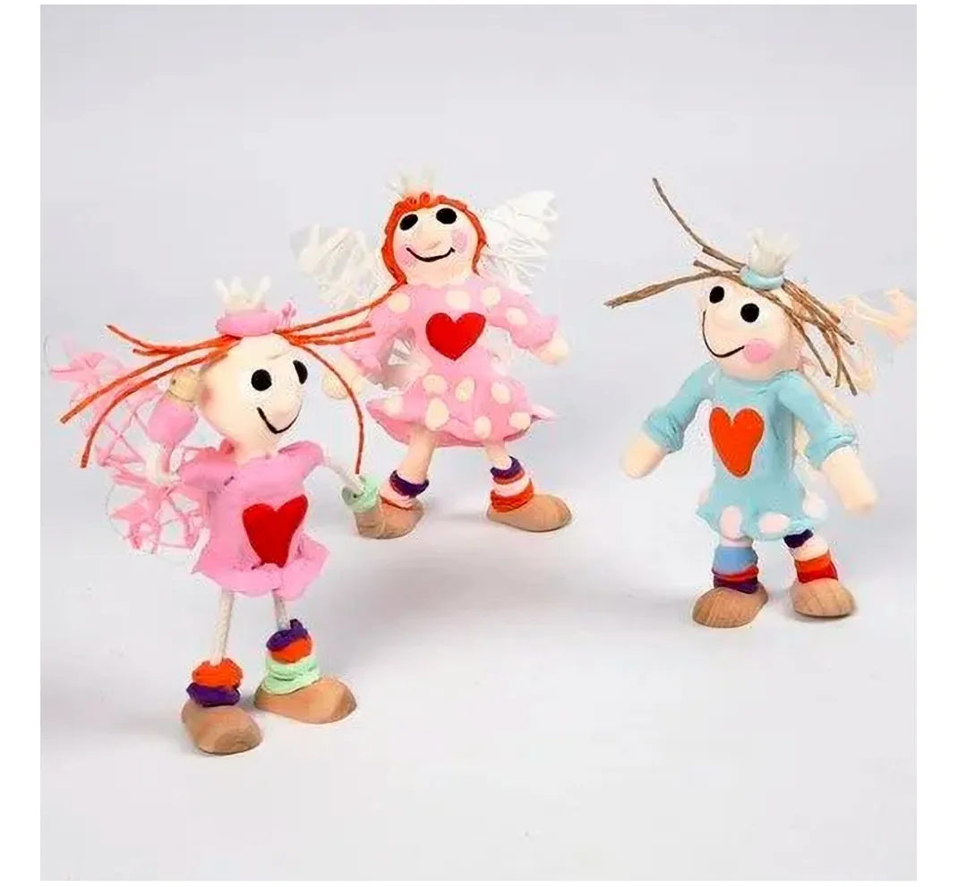 Kinder creativ company Marionetten & Figuren|Miniaturen>Biegefiguren, H 12 cm