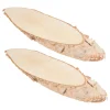 ohne Marke Rindenartikel|Naturmaterialien>Birkenscheiben "Oval"