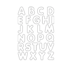 Kinder URSUS Weiteres|Malpapier>Blanko Magnet-Buchstaben