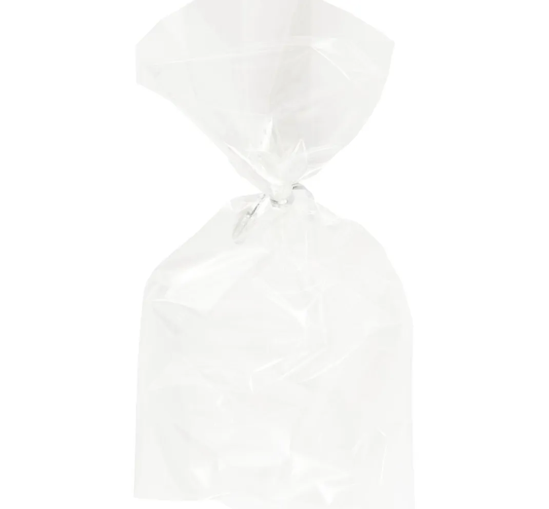 Rico Design Backen|Bastelfolie>Bodenbeutel "Transparent" mit Verschlusstreifen