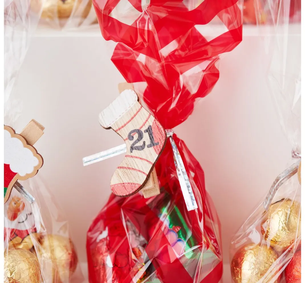 Rico Design Backen|Bastelfolie>Bodenbeutel "Transparent" mit Verschlusstreifen