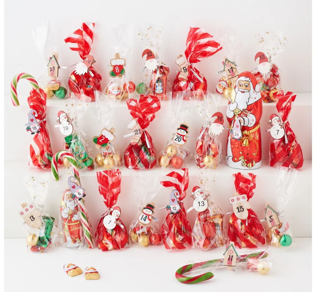 Rico Design Backen|Bastelfolie>Bodenbeutel "Transparent" mit Verschlusstreifen
