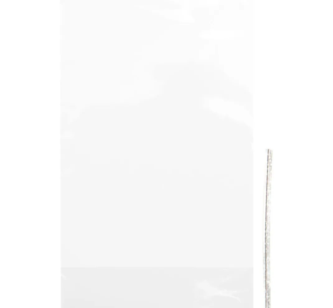 Rico Design Backen|Bastelfolie>Bodenbeutel "Transparent" mit Verschlusstreifen