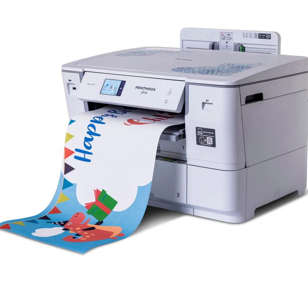 brother Nähwerkzeug|Weiteres>PrintModa Studio HL-JF1 Stoffdrucker, inkl Starterpaket