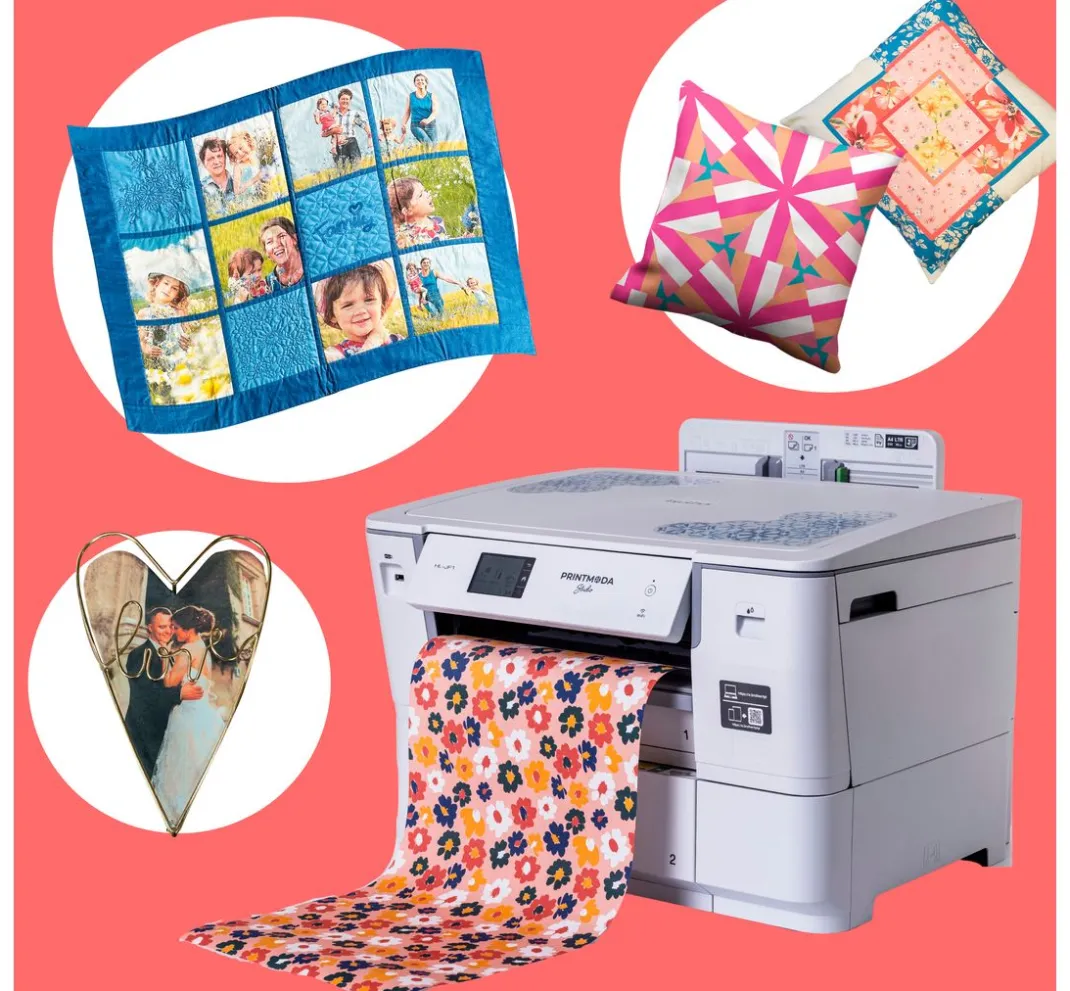 brother Nähwerkzeug|Weiteres>PrintModa Studio HL-JF1 Stoffdrucker, inkl Starterpaket