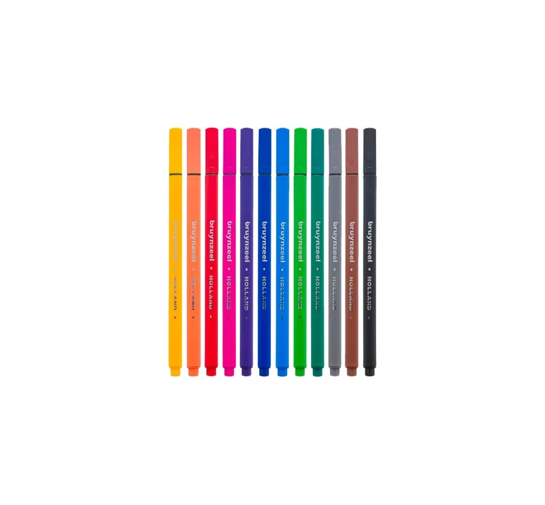 Bruynzeel Malen & Zeichnen|Bullet Journal>Fineliner-Set, 12 Farben