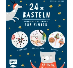 Kinder EMF Kinderbücher|Bücher>Buch "24 x Basteln mit Kindern - Weihnachtliche Projekte für Kindergarten und Vo