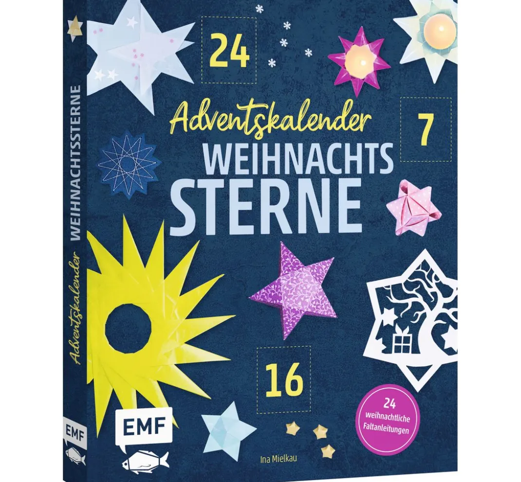 EMF Bücher|Origami & Papier Falten>Buch "Adventskalender Weihnachtssterne"