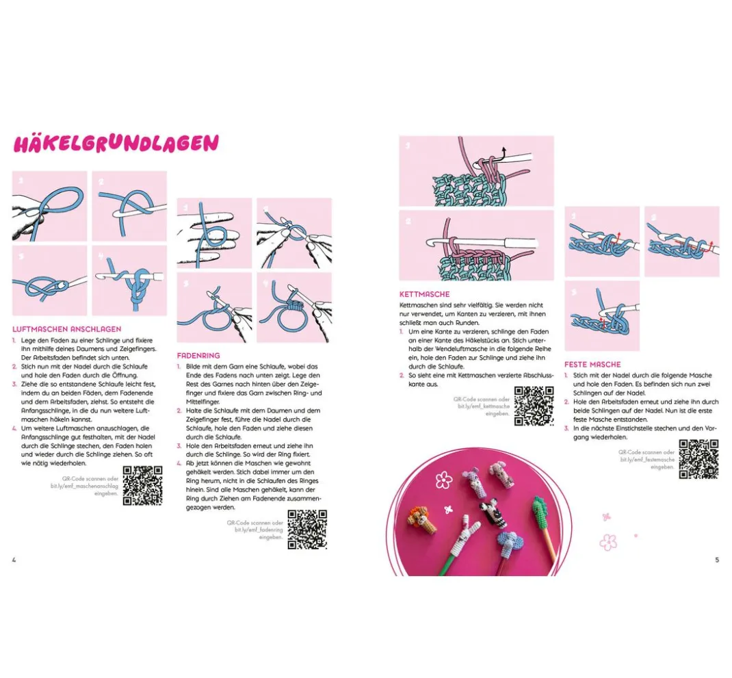 EMF Häkelanleitungen|Häkeln>Buch "Amigurumi Pen Friends"