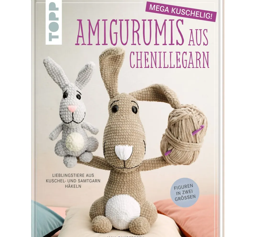 Topp Häkelanleitungen|Häkeln>Buch "Amigurumis aus Chenillegarn - mega kuschelig!"