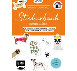EMF Accessoires Fürs Bullet Journal|Bücher>Buch "Bullet Journal Stickerbuch - Hundeglück"