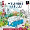 Topp Ausmalbücher>Buch "Colorful World - Mit dem Bulli um die Welt"