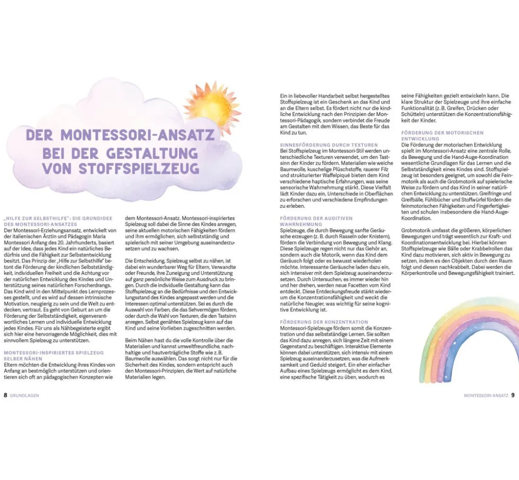 EMF Schnittmuster|Nähanleitungen>Buch "Das Montessori-Nähbuch"