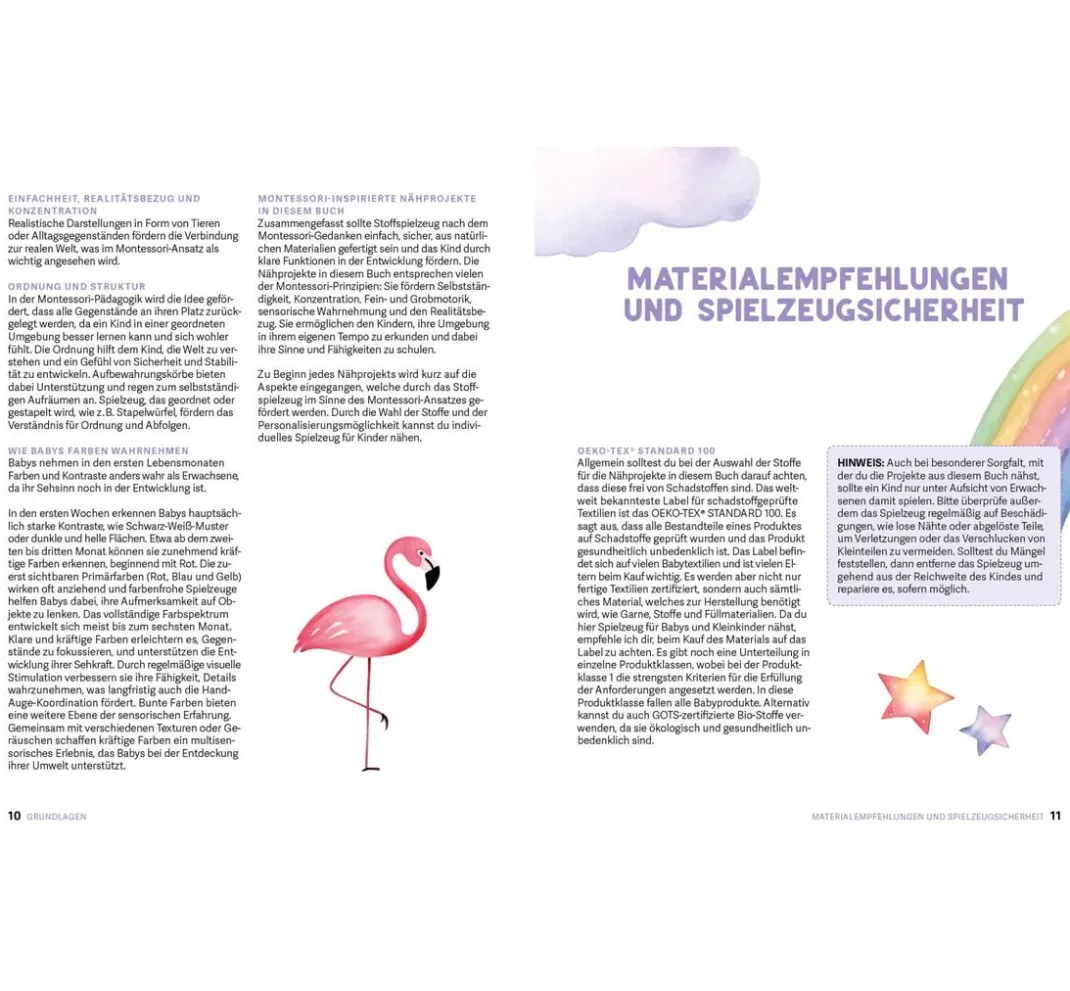 EMF Schnittmuster|Nähanleitungen>Buch "Das Montessori-Nähbuch"