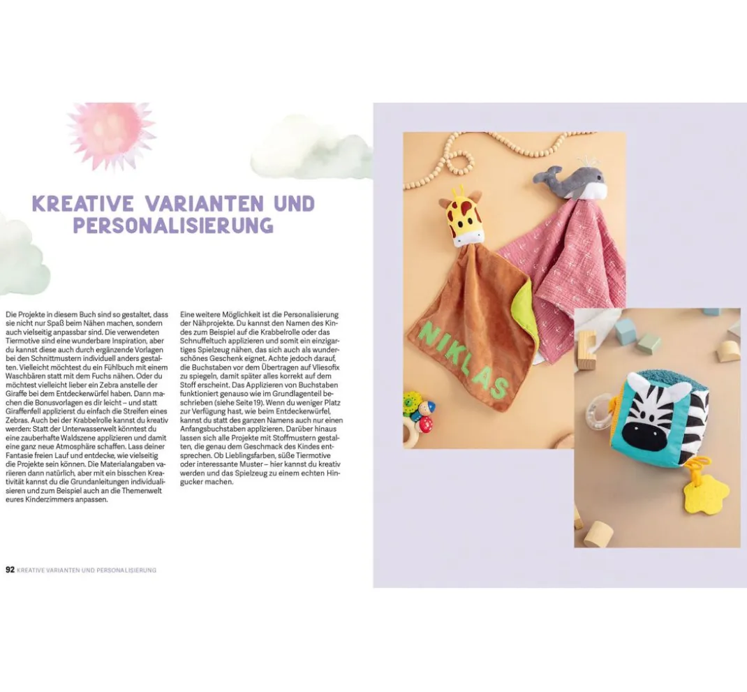 EMF Schnittmuster|Nähanleitungen>Buch "Das Montessori-Nähbuch"