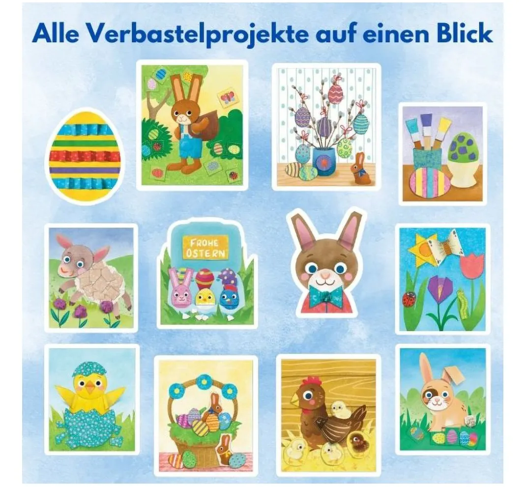 Kinder Topp Bücher|Weitere Geschenkideen Für Kinder>Buch "Das Verbastelbuch für die Allerkleinsten - Frohe Ostern!"