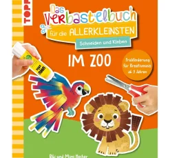 Kinder Topp Kinderbücher|Bücher>Buch "Das Verbastelbuch für die Allerkleinsten. Schneiden und Kleben. Im Zoo"
