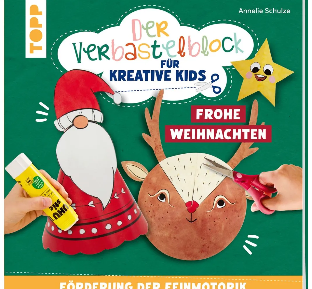 Kinder Topp Kinderbücher|Weitere Geschenkideen Für Kinder>Buch "Der Verbastelblock für kreative Kids. Frohe Weihnachten"
