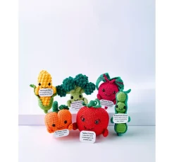 Topp Häkeln|Häkelanleitungen>Buch "Emotional Support Veggies"